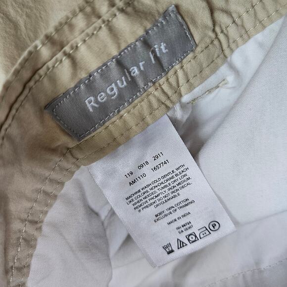 Mens Columbia Regular Fit Outdoor Utility Khaki Tan Pants 100% Cotton Size 32x32 - Picture 4 of 9